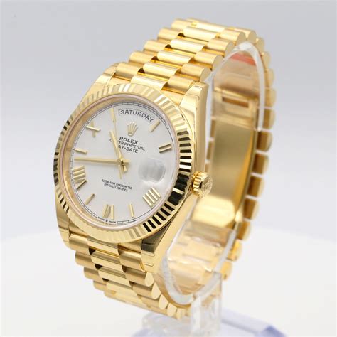 mens gold-tone sunray watch rolex|Rolex watches gold.